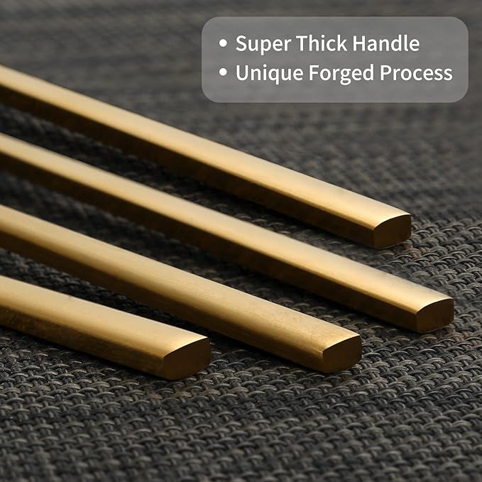 40-Piece Gold Silverware Set, Rectangular Flatware Set for 8, Matte Stainless Steel Cutlery Set, Food-Grade Utensils Set, for Home Kitchen Restaurant, Dishwasher Safe