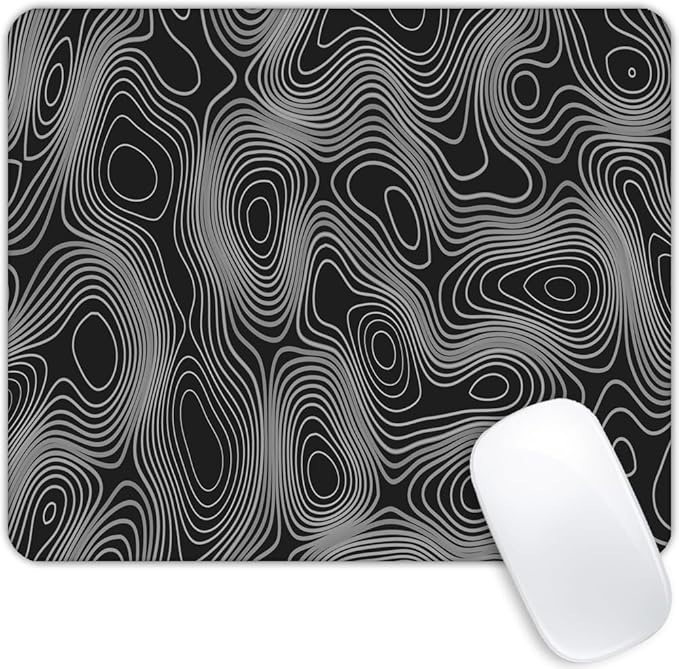 Topographic Mouse pad Customized Mousepad Non-Slip Rubber Base Mouse Pads for Computers Laptop Office Desk Accessories Mouse pad