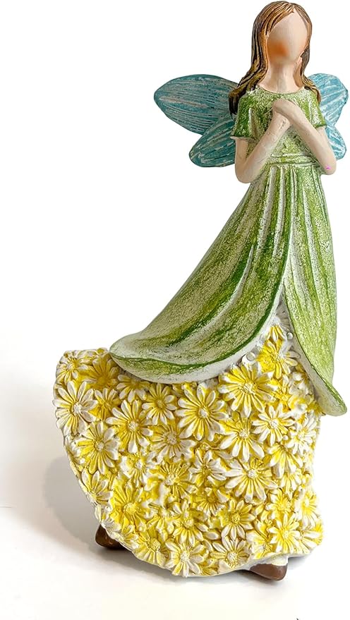 Sunflower Angel Figurines Home Decor, Encouragement Anniversary Retirement Gift for Woman, Memorial Bereavement Sympathy Gifts Idea