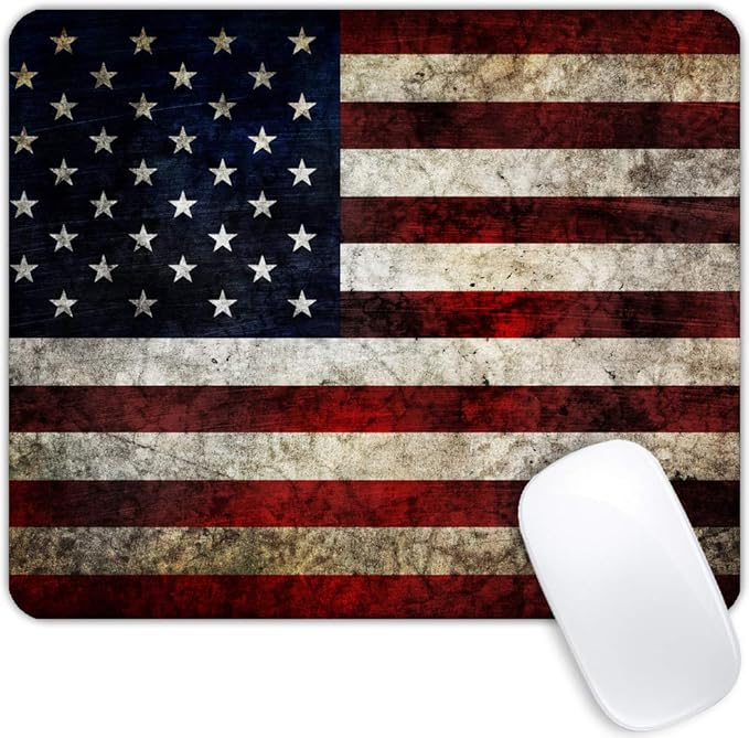 United States National Flag Mousepad Non-Slip Rubber Base Mouse Pads for Computers Laptop Office Desk Accessories Mouse pad (National Flag, 1pc)