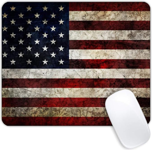 United States National Flag Mousepad Non-Slip Rubber Base Mouse Pads for Computers Laptop Office Desk Accessories Mouse pad (National Flag, 1pc)