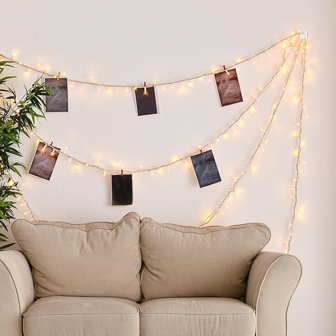 110Pcs Cable Clips with Adhesive Tapes, Wire Holder Organizer Cord Management for Car, Office and Home by AGPTEK - Clear