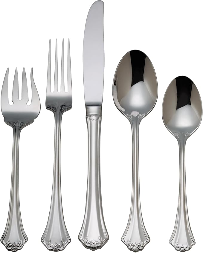 Reed & Barton Country French 5Pc Flatware Place Setting, 5 Piece, Silver