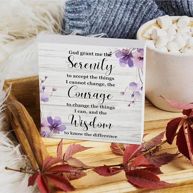 HTBIG Christian Motivational Office Decor Carefully Add Orchid Elements To The Atmosphere Design Scripture Suitable for Art Home Office Shelf Desk 5 x 5 Inch