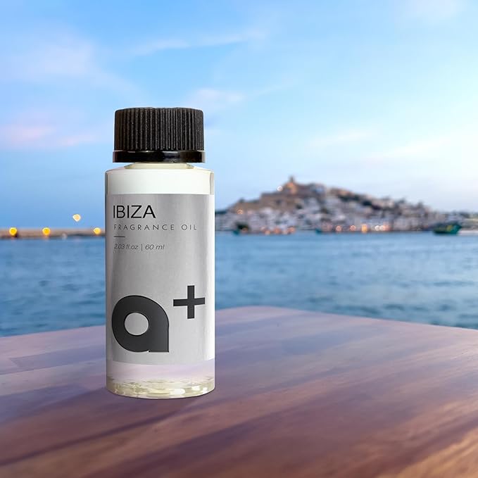 Aromar+ Fragrance Oil – Ibiza-Inspired by Aria Hotel – Luxury Hotel Scent Experience with Amber, Orange & Vanilla – for Waterless Diffusers – Long-Lasting Home Fragrance – 2oz/60mL