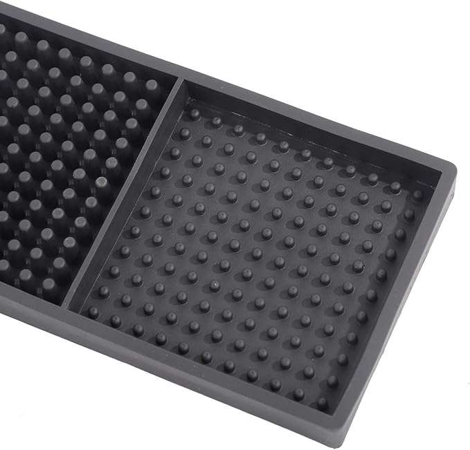 KINJOEK 5PCS 24x3 in Bar Mat, Non Slip Bar Service Spill Mat Drying Mats for Countertop Cocktail Bartender Coffee Beverages