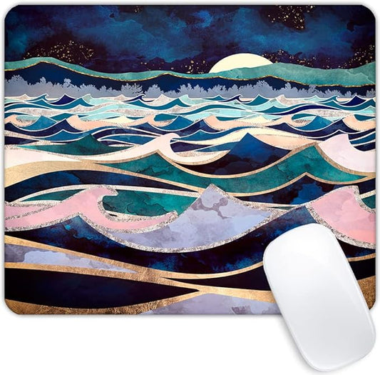 Moonlit Ocean Mouse pad Customized Mousepad Non-Slip Rubber Base Mouse Pads for Computers Laptop Office Desk Accessories Mouse pad