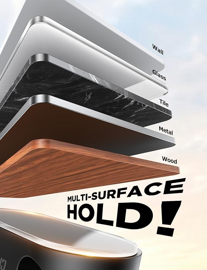 Magnetic Cable Clips - Chfeila 4Pack [Dual Slot] [360°Rotating & Twist-Lock] Cord Management, Adhesive Phone Charging Keeper, Wire Organizer Holder for Nightstand, Home Office Desk Accessories Decor