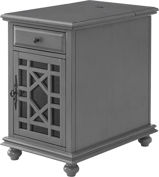 Martin Svensson Home Elegant, Grey Chairside End Table (810078)