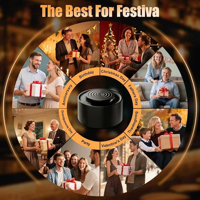 Electric Whiskey Smoker Kit with Rechargeable Built-in Lighter & LED Light, No Butane Needed, 6 Flavored Wood Chips for Old Fashioned Smoker Kit, Bourbon, Cocktail Gifts for Men Dad Husband Friends