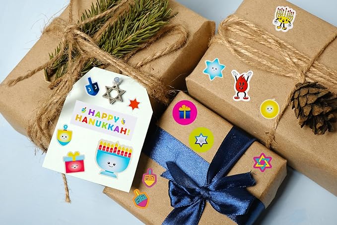 The Dreidel Company Hanukkah Stickers 6000-Pack Sticker Pieces (Complete Sticker Set (117 Sheets))
