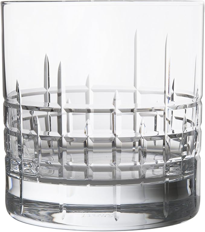 Schott Zwiesel Tritan Crystal Glass Distil Barware Collection Aberdeen DOF Old Fashioned Cocktail Glasses (Set of 6), 13.5 oz, Clear