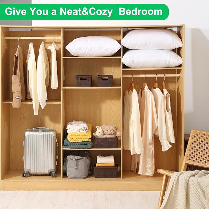 6 Pack Plastic Storage Baskets With Lids,Brown Breathable Stackable Storage Bins,Small Storage Containers,for Organizing Storage Baskets on Desktops,Closets,Playrooms,Classrooms,Offices