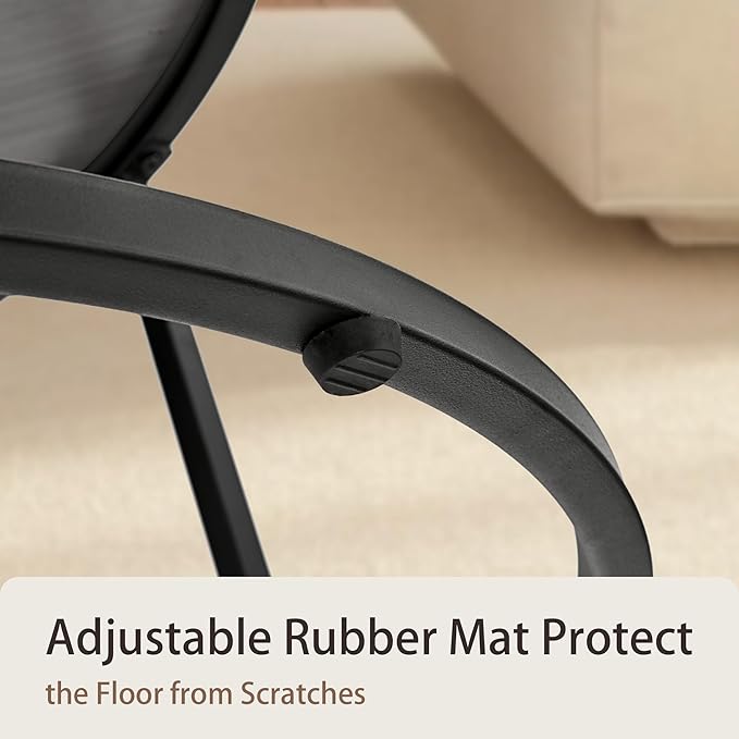 Nesting Tables Set of 2, Round Coffee Table, Small Nesting Coffee Table with Adjustable Non-Slip Fee, Wood Grain Top Nesting Tables for Living Room, Bedroom (Wood Grain Brown)