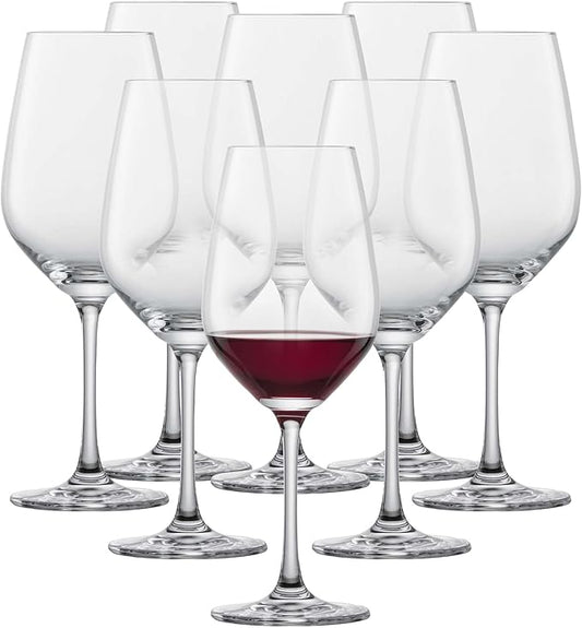 SCHOTT ZWIESEL Forté Burgundy Glass (Set of 8), Red Wine Glasses for Burgundy, Dishwasher-Safe Machine-Made Tritan Crystal Glasses, Made in Germany (13.5 Ounce)
