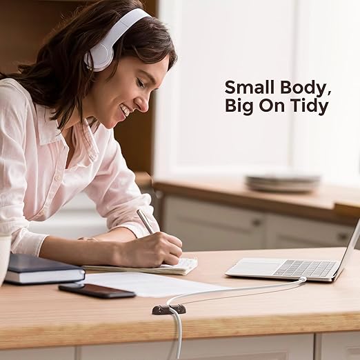 UNBREAKcable Cable Holder Clips, 5 Pack Cord Organizer for Desk, Silicone Adjustable Cord Clip, Adhesive Wire Management for Charging Cable USB Mouse Wire PC Car Office Home Nightstand Wall - Brown