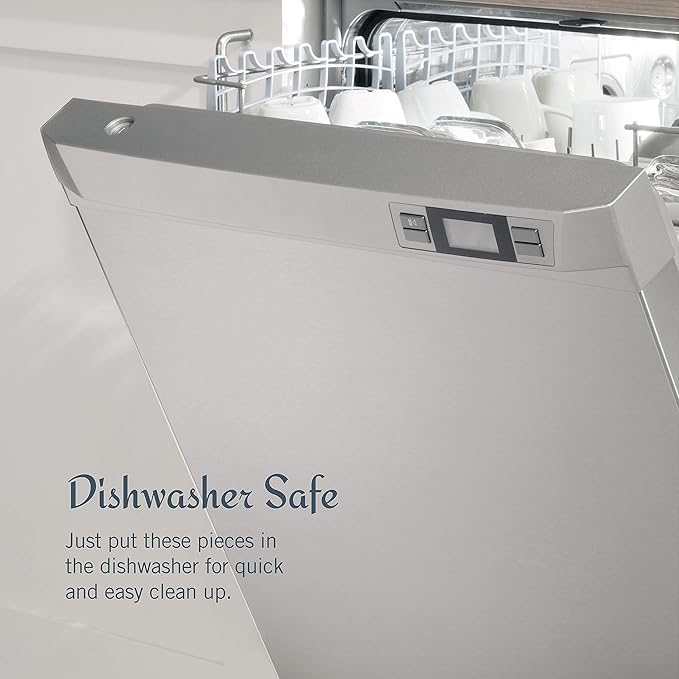 Mikasa, Gold Accent Regent Bead Flatware Service for 12, 65 Piece Set, 18/10 Stainless Steel, Silverware Set with Serving Utensils (Pack of 2)