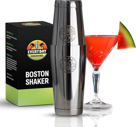 Professional Hight Quality Boston Shakers Set 18oz | Weighted Cocktail Shakers Set For Bartenders | Pro Bar Shaker Made From Premium Stainless Steel |Martini Shaker | Cocktail Shaker