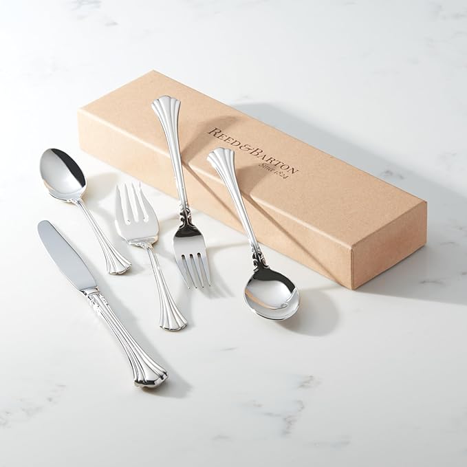 Reed & Barton Allora 5Pc Flatware Place Setting, 5 Piece, Silver