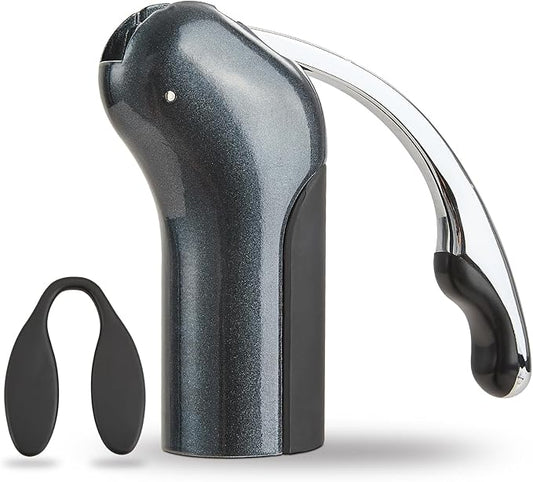 Vertical Corkscrew Wine Opener - One-Pull Smooth extraction with Foil Cutter Instant Lever Corkscrew