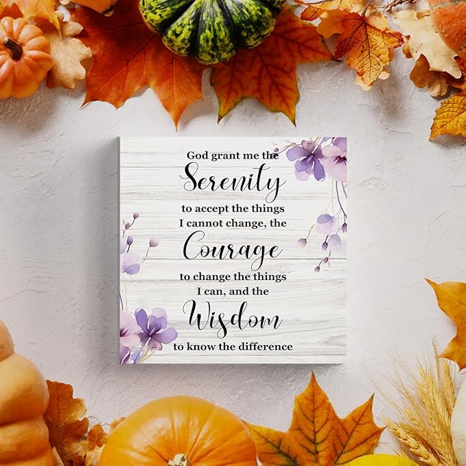 HTBIG Christian Motivational Office Decor Carefully Add Orchid Elements To The Atmosphere Design Scripture Suitable for Art Home Office Shelf Desk 5 x 5 Inch