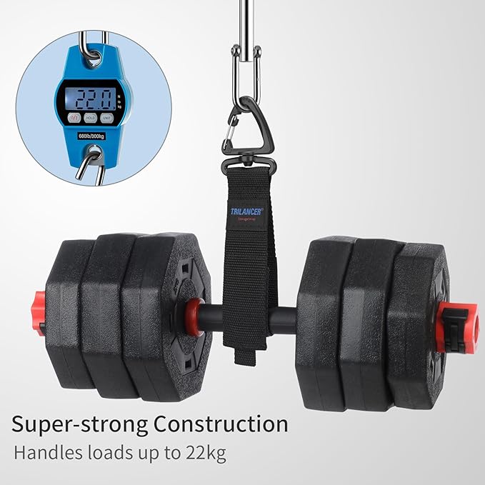 Heavy Duty Storage Straps(10-Pack), Trilancer Hook-and-Loop Cord Organizer and Hanger with Triangular Buckle to Hang on Walls for Cables, Wires, Rope, Hoses, Organization for Home, Garage or Workshop