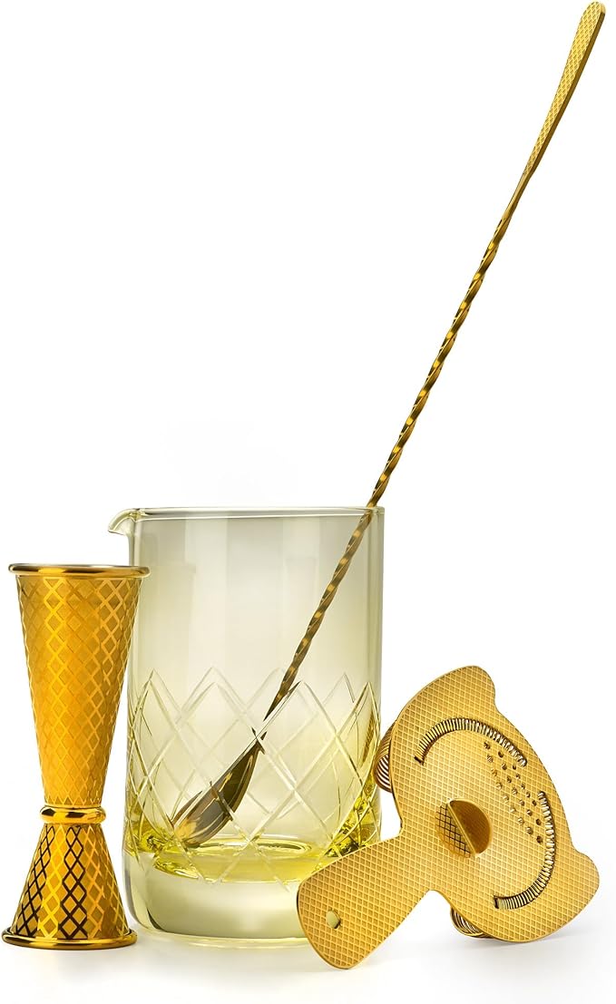 Barfly Mixing Glass - Gold - 17 Oz (500 Ml)