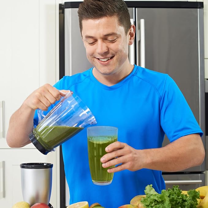 Acrylic Clear Highball Plastic Cups | Plastic Reusable Tumblers 20oz (Set of 6) | Stackable | BPA-free Tumblers | Shatterproof | Top-rack Dishwasher Safe