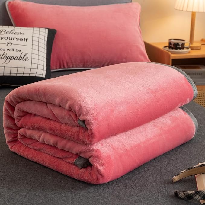 Fleece Bed Blankets Throw Size - Soft Lightweight Plush Fuzzy Cozy Luxury Blanket Microfiber Throw for Couch Bed,All-Season Breathable,40x60 Inches