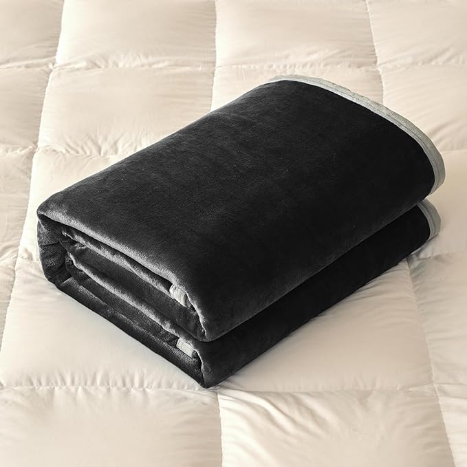 Fleece Bed Blankets Twin Size - Soft Lightweight Plush Fuzzy Cozy Luxury Blanket Microfiber Throw for Couch Bed,All-Season Breathable,60x80 Inches