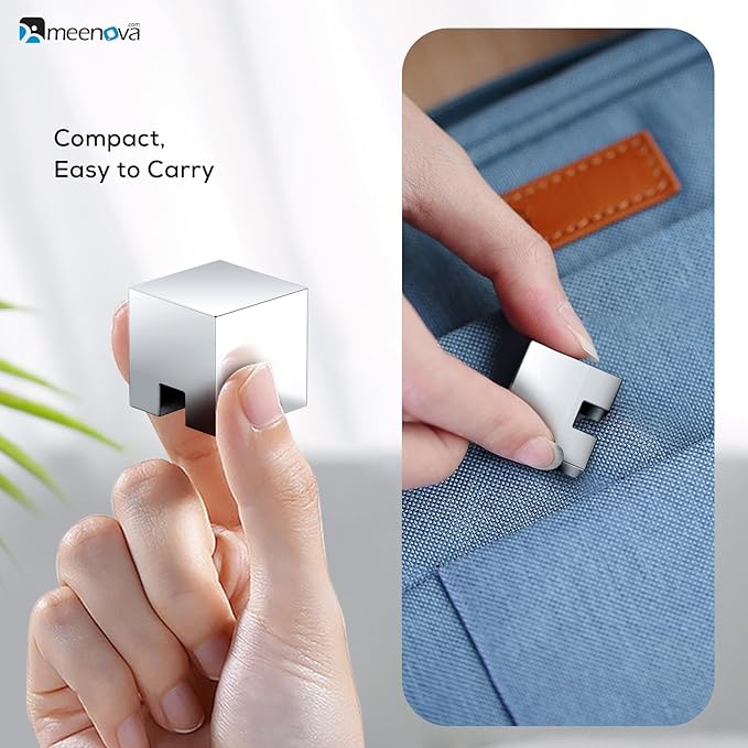 Meenova Cord Organizer 304 Stainless Steel Cable Holder, Cable Management Aesthetic Cute Desk Accessories, Office Computer Desk Organizers, Cord Management, Charging Wire Nightstand Organizer