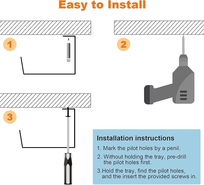 Under Desk Cable Tray - 2 Pack Cable Raceway for Wire Management. Metal Wire Organizer for Office, Studio and Home. Super Sturdy Cord Organizer for Desk - White Cable Management Under Desks