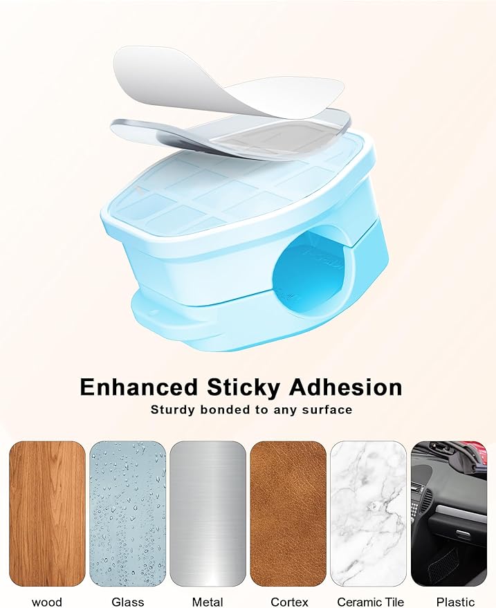 8 Pack Cord Organizer - Cord Holder for Nightstand - Cable Clips - Magnetic Cord Organizer, for Desk, Nightstand, Phone Charger, Computer, Home, Office, Car