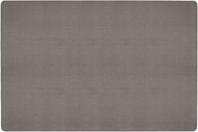 House, Home and More Skid-Resistant Carpet Indoor Area Rug Floor Mat - Gray - 8 Ft X 12 Ft - Non Slip Rubber Backing, Stain Resistant, Dog Friendly, Living Room Bedroom Kitchen Entryway