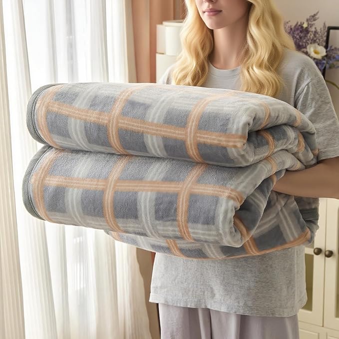 Fleece Bed Blankets Throw Size - Soft Lightweight Plush Fuzzy Cozy Luxury Blanket Microfiber Throw for Couch Bed,All-Season Breathable,40x60 Inches