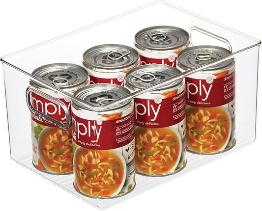 InterDesign iDesign Recycled Plastic Pantry Storage Bin – Linus Collection - Clear