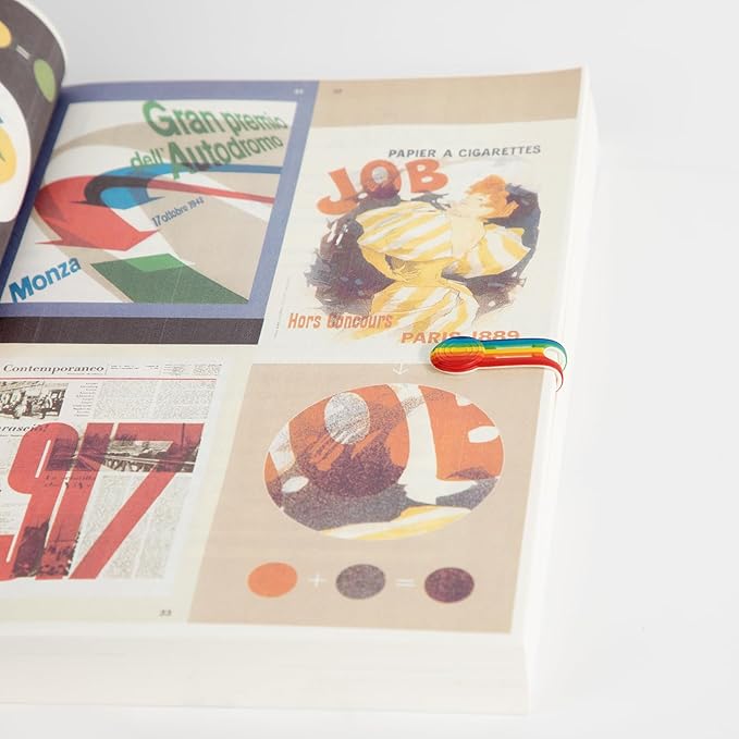 Viaky 6Pcs Magnetic Cable Ties,Rainbow Bookmark,Silicone Cable Straps Cord Organizer,Electronics Accessories for Noticeboard Fridge Magnets for Office School Home