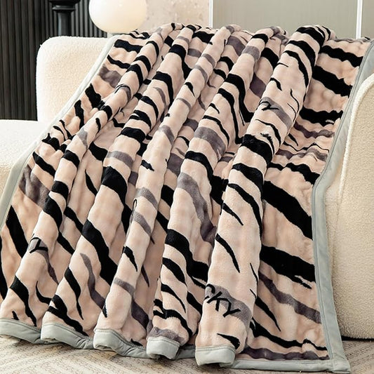 Fleece Bed Blankets Twin Size - Soft Lightweight Plush Fuzzy Cozy Luxury Blanket Microfiber Throw for Couch Bed,All-Season Breathable,60x80 Inches