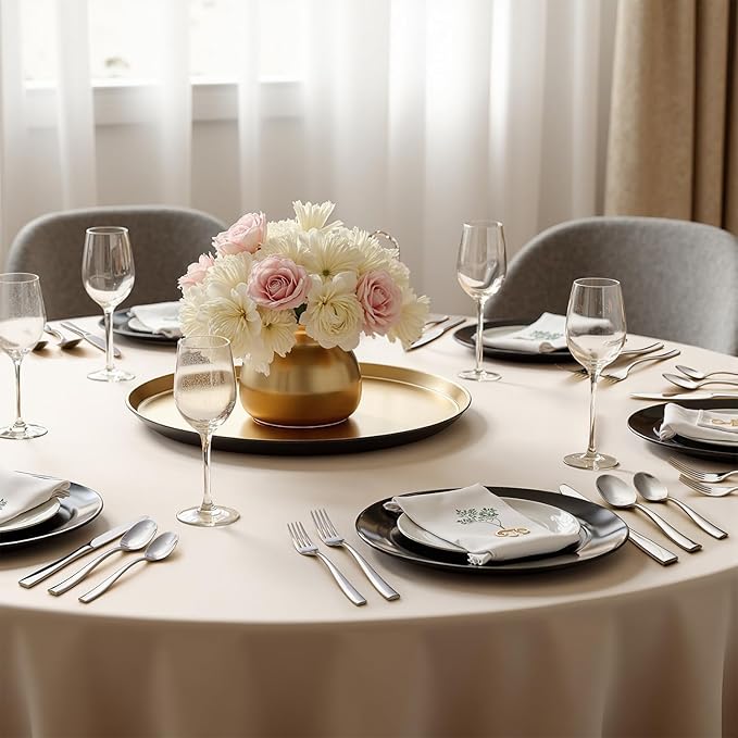 HIKAA 40-Piece Silverware Set for 8, Heavy Duty Stainless Steel Flatware Cutlery Set For Home Kitchen Restaurant Hotel, Kitchen Utensils Set, Mirror Polished, Dishwasher Safe