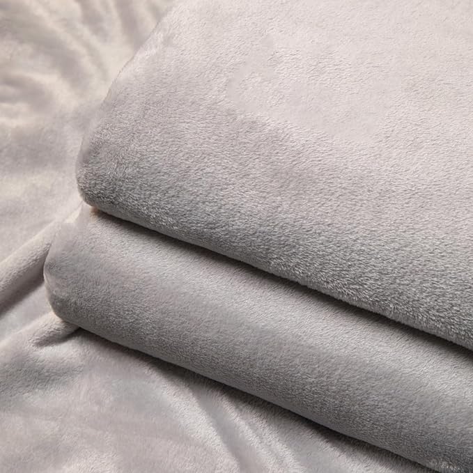 Fleece Bed Blankets Queen Size - Soft Lightweight Plush Fuzzy Cozy Luxury Blanket Microfiber Throw for Couch Bed,All-Season Breathable,80x90 Inches