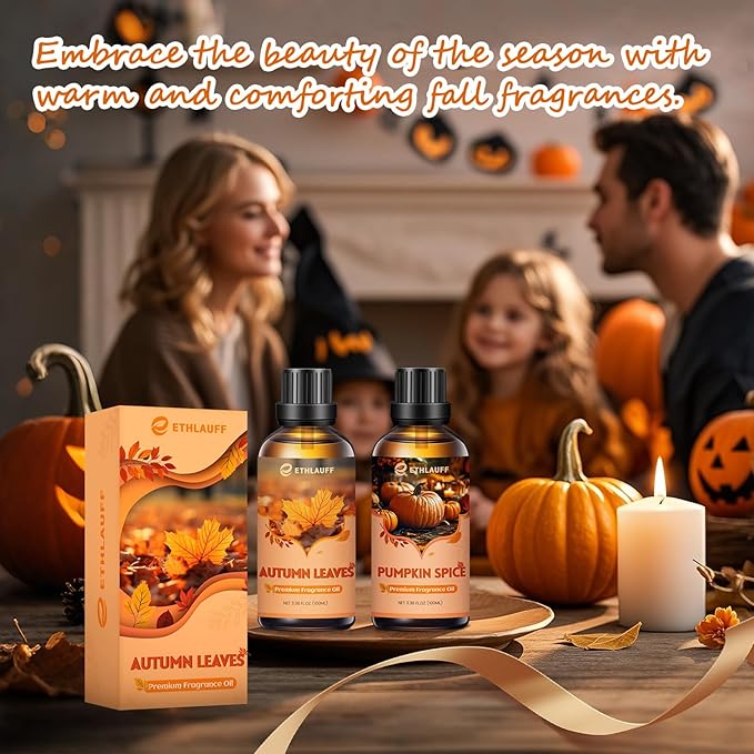 Cinnamon Essential Oil, 100ml Fall Essential Oil for Diffusers for Home, Autumn Scented Oils for Candle & Soap Making, Bath Bombs, Massage - 3.38FL.OZ