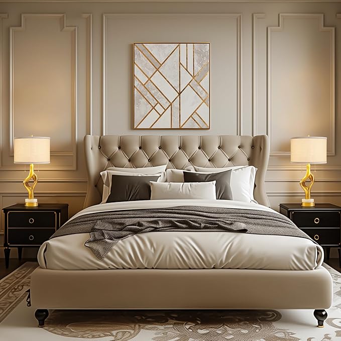 26” Modern Table Lamp Set of 2 for Living Room Bedroom, Gold Sculptural Table Lamp with 2 USB Ports, Resin Desk Lamps Marble Base with Double Pull Chains for Bedside End Tables, Bulb Included