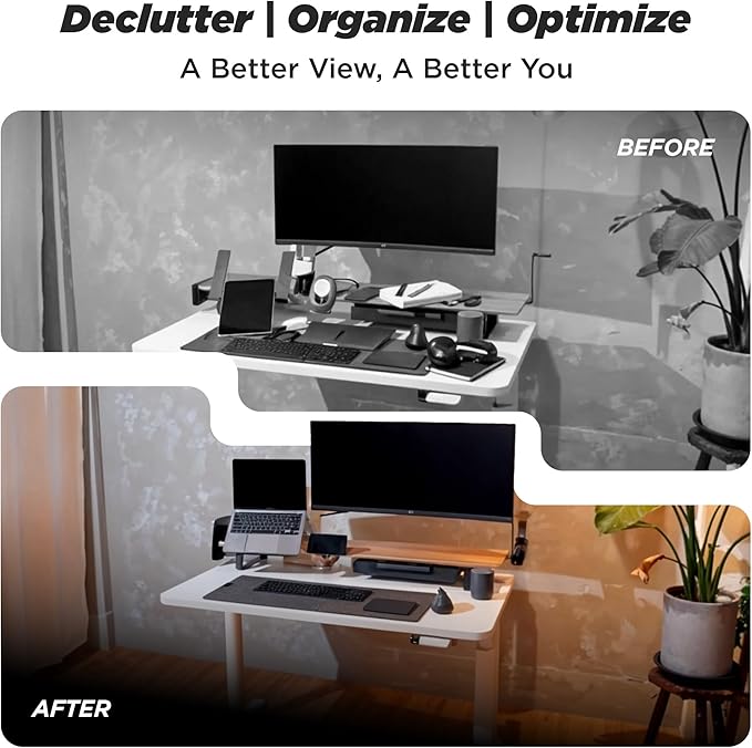 Moodular Add-ons Phone Stand [Accessory Only - Requires Moodular Wooden Monitor Stand Slide Rails for Use] Black MSA-PS