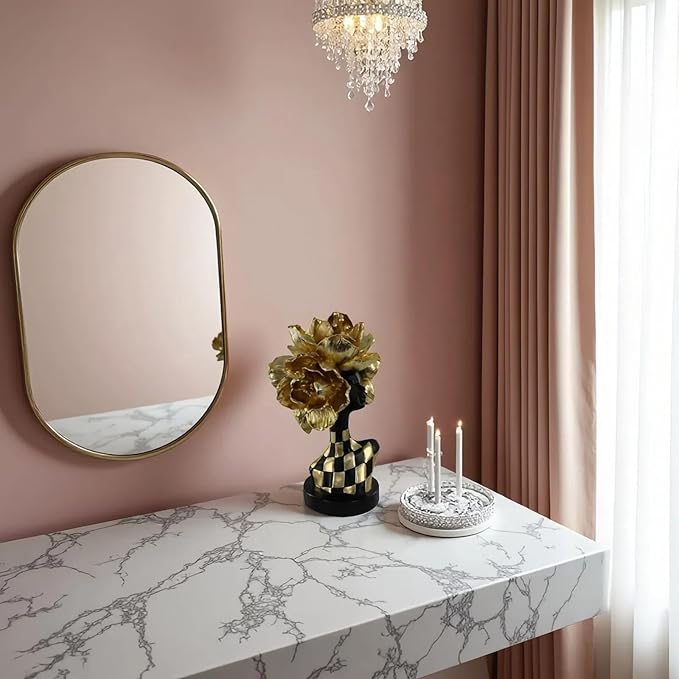 African Statues for Home Decor, Sculptures Decorations for Living Room, 11'' African Lady Art Bust Figurines, Black Modern Aesthetic Ornament for Shelf and Tables, Décor Accents Gifts for Women