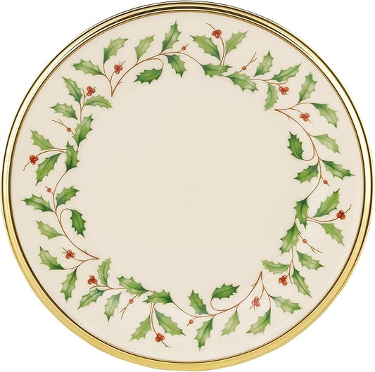 Lenox 146504020 Holiday Bread & Butter Plate, Christmas Dinnerware