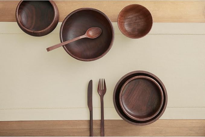 Solino Home Linen Hemstitch Table Runner 36 Inches - Cotton Linen Small Table Runner 14 x 36 Inch Ideal for Dresser and Coffee Tables - Fall, Autumn, Halloween, Thanksgiving, Christmas