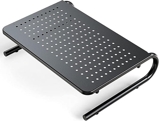 Monitor Riser for Desk, Desk Organizer,Laptop Shelf w/Vented for Screen, Computer Stand for PC, Printer, for Home & Office