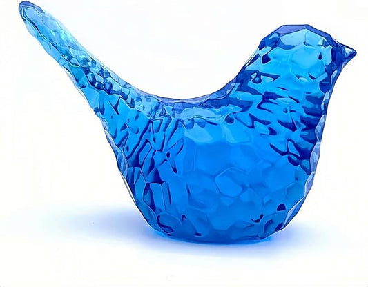 Blue Bird Figurines Living Room Office Shelf Home Decor Accents,Bird Gifts for Bird Lovers Women,Knick Knacks for Shelves Bookshelf