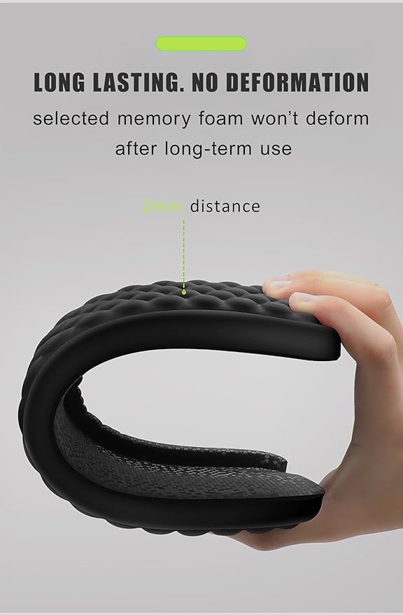 Arm Rest for Desk, L-Shape Desk Mat Elbow Rest for Computer Keyboard, Black Ergonomic Keyboard Pad with Wrist Support, Memory Foam Desktop Edge Cushion, Home Office Work Accessories for Women