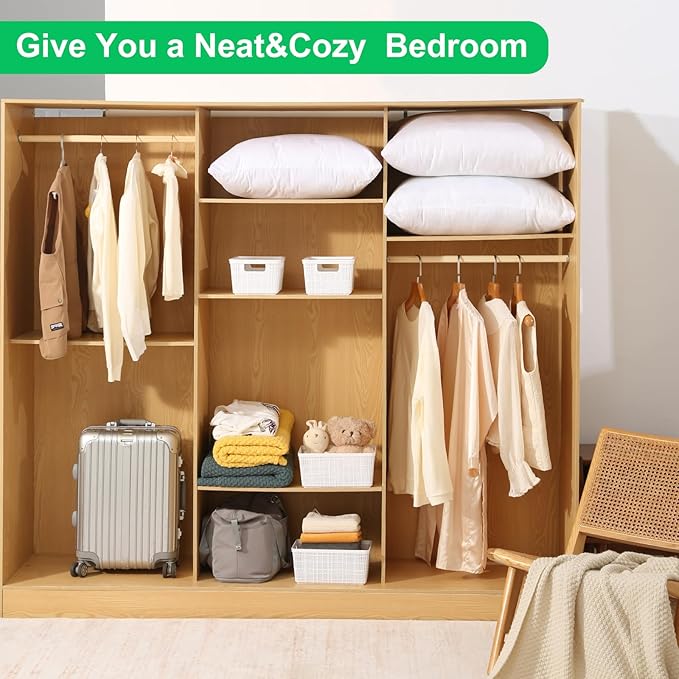 6 Pack Plastic Storage Baskets With Lids,White Breathable Stackable Storage Bins,Small Storage Containers,for Organizing Storage Baskets on Desktops,Closets,Playrooms,Classrooms,Offices